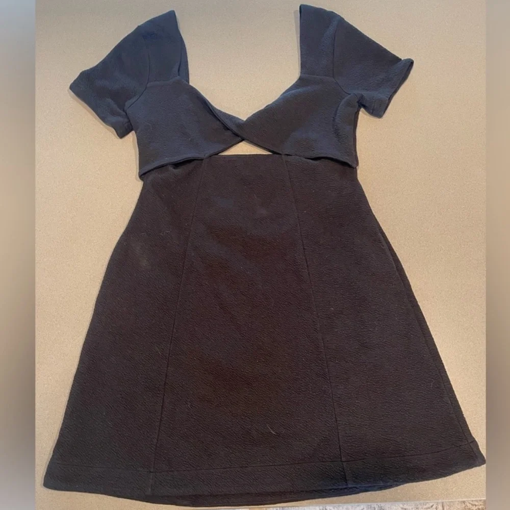 Maeve by Anthropologie Black A-Line Mini Dress Size M - Picture 4 of 8